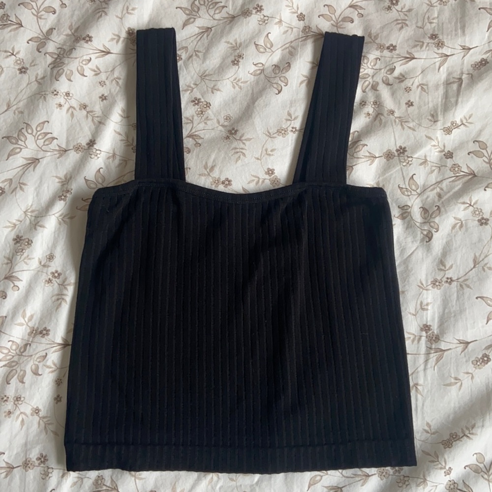 AQUA Black Tank Top